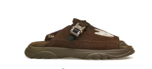 Dior H-TOWN CACTUS JACK COFFEE slides/ sandals