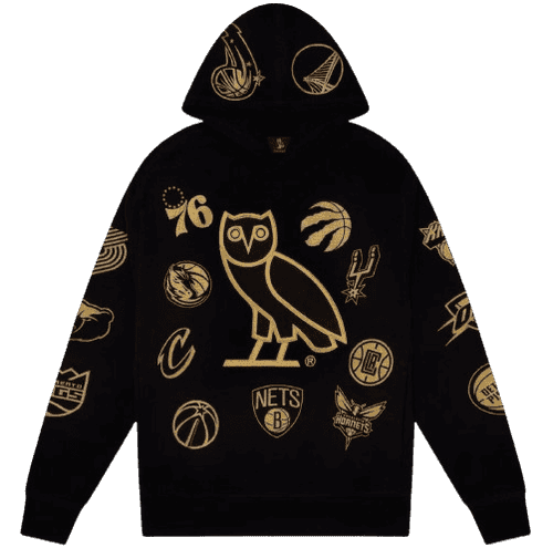 OVO NBA Icons OG Owl Black Hoodie