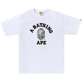 BAPE Digital Camo College Tee White