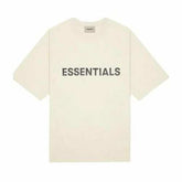 Essentials SS20 Cream Short Sleeve T-Shirt