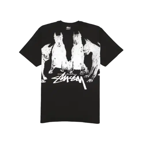 Stussy Doberman Tee Black