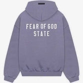 Fear Of God Essentials Heavy Fleece Fullzip Hoodie Lavender