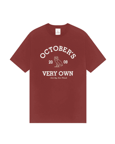 OVO Collegiate Burgandy Tshirt