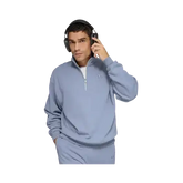 Alo Accolade 1/4 Zip Pullover Winter Frost