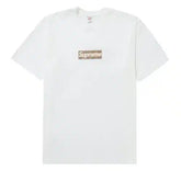 Supreme x Burberry Box Logo White Tee