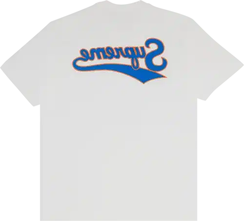 Supreme Backwards White