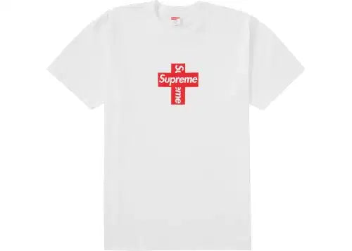Supreme Cross Box Logo 'White'