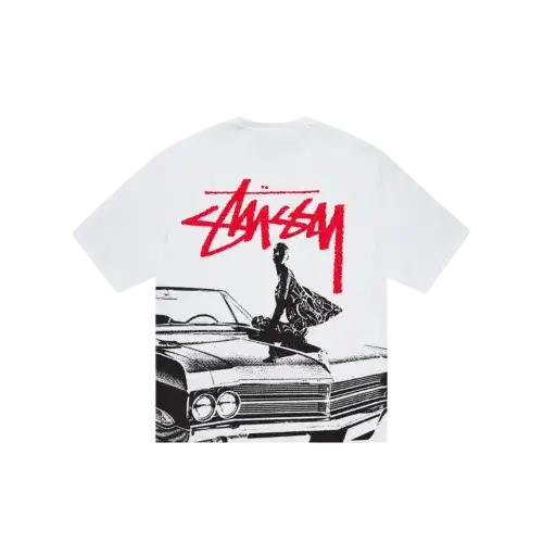 Stussy Beat Crazy Tee 'RED'