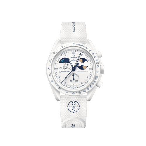 Moonswatch Mission To Earthphase Moonshine Gold "Cold Moon"