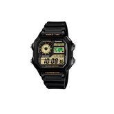 Casio YOUTH AE-1200 Series AE-1200WH-1BV Black / Yellow