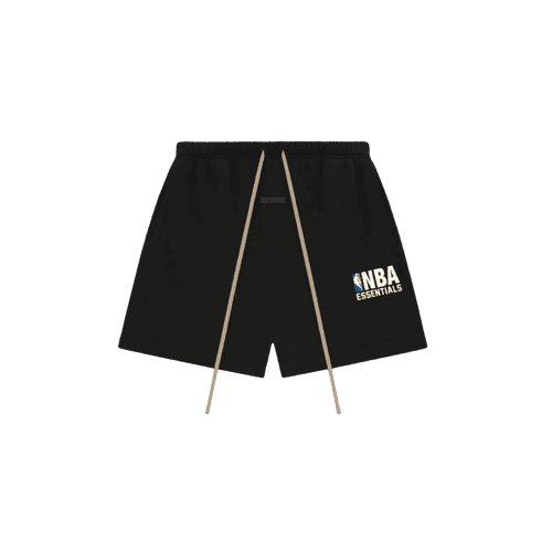 Fear Of God Essentials X NBA Black Shorts
