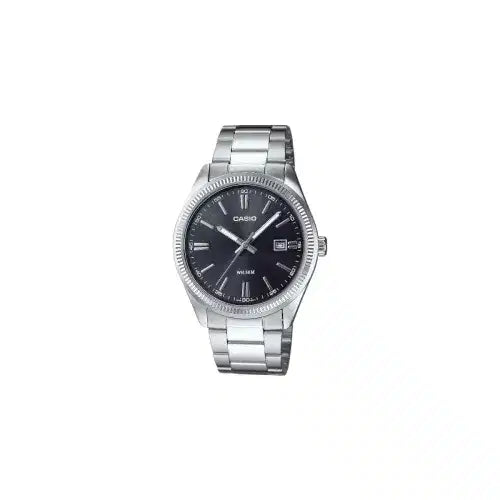 Casio Analog Black Enticer MTP 1302PD 1A1VEF