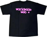 Sp5der Web T-Shirt 'Black/Pink'