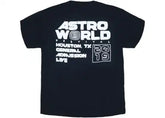 Travis Scott Astro Fest Black Tee
