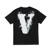 Vlone Pop Smoke Angel Tshirt Black
