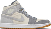 AIR JORDAN 1 MID SE "COCONUT MILK PARTICLE GREY"