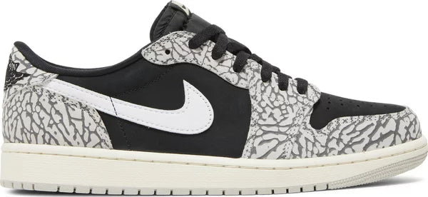 AIR JORDAN 1 RETRO LOW OG "BLACK CEMENT"