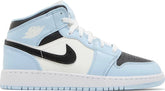 NIKE AIR JORDAN 1 MID GS "ICE BLUE"